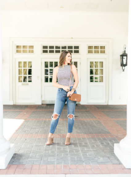 Loving High-Waisted Distressed Levi’s