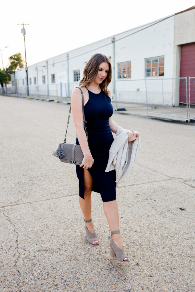 How to Style a Midi Cut-Out Dress