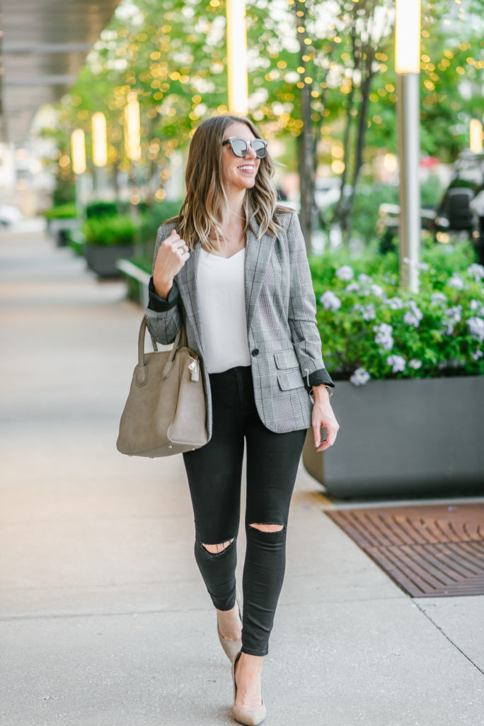 Plaid-Boyfriend-Blazer-Styled-Two-Ways 1