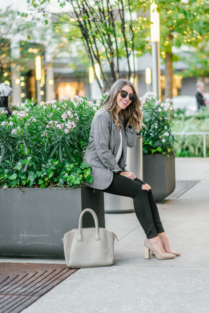 Plaid-Boyfriend-Blazer-Styled-Two-Ways 1