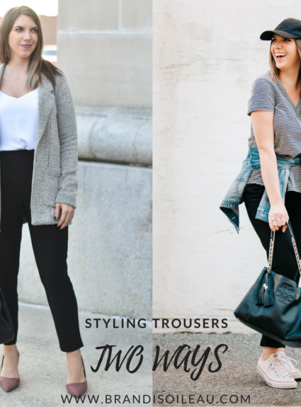 Styling Trousers Two Ways for Fall